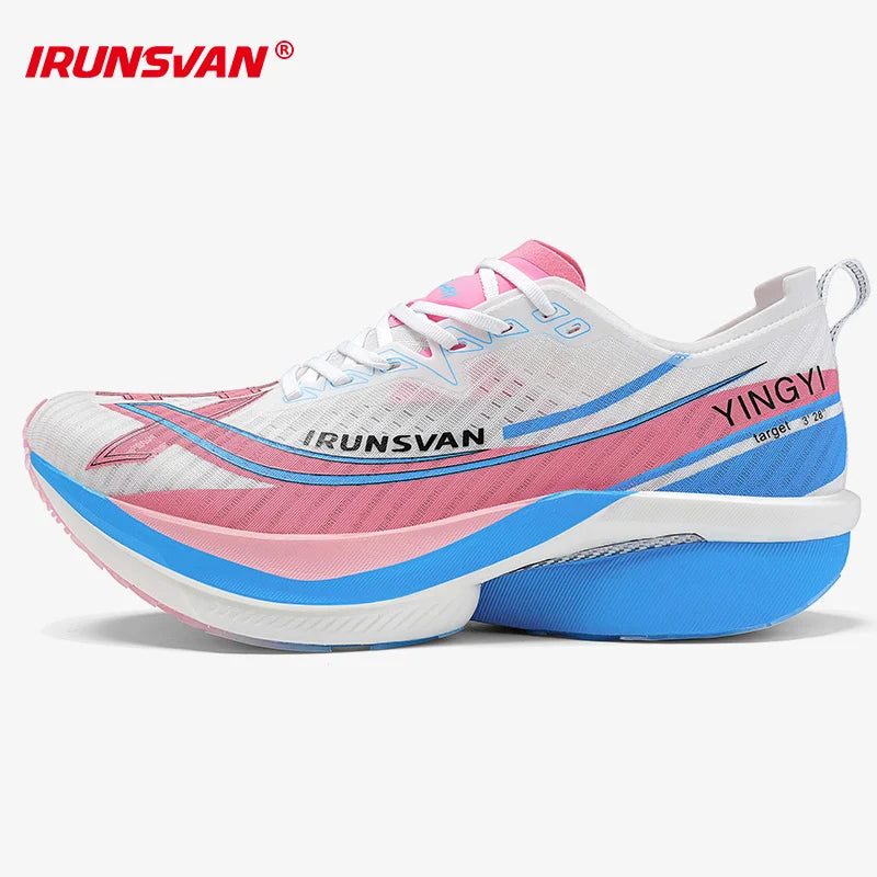 IRUNSVAN Men's Full-Palm Carbon Plate Marathon Road Running Shoes With Quick Rebound And Full Power Sports Shoes