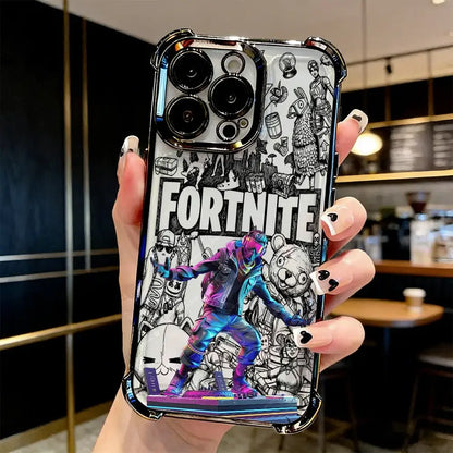 Popular Game FortniteS Plating Phone Case For Samsung A37, A57, A07, A36, A16, A35, A55, A25, A26, A05s, A15, A54, A34, A24, A14, A05, A04 4G 5G