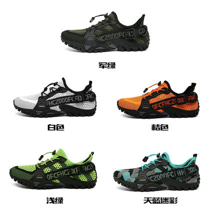 New men's outdoor leisure hiking shoes women's beach shoes wading shoes couples quick-drying rock climbing sneakers size 36-47