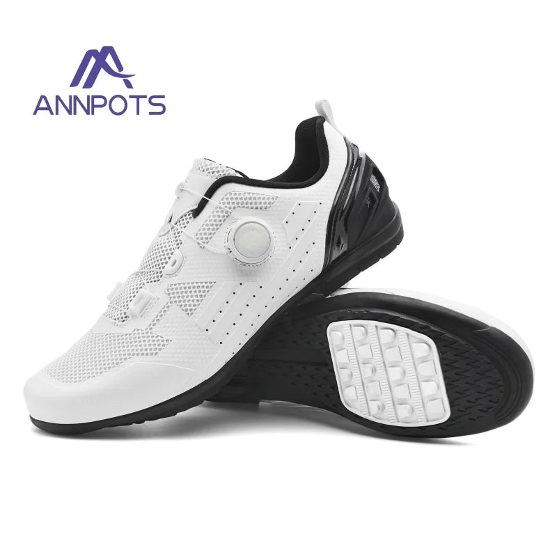Professional Men's MTB Cycling Shoes White Racing Self-Locking 2024 Speed Road SPD Bicycle Sneakers New Women's Flats Cleats Shoes