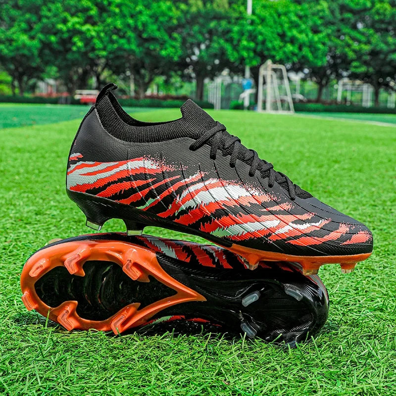 Neue Fußballschuhe für Herren, ultraleichte rutschfeste Outdoor-Sportschuhe für Erwachsene, Unisex-Fußballschuhe für Spiele, bequeme hochwertige Stollenschuhe für Rasen