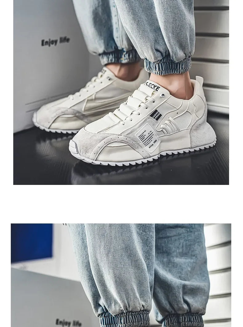 Men's Luxury Sneakers Sports Moccasins Chunky Casual Comfortable Breathable Trendy Designer Personality Shoes