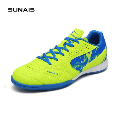 SUNAIS IN Chaussures de football en salle à semelle plate antidérapante pour terrains en bois/ciment 835233
