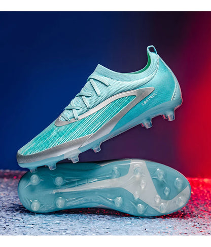 Men New TF Football Boots Sneakers Society Field Resistant Adult Breathable Male Soccer Shoes Training Top Quality Studded