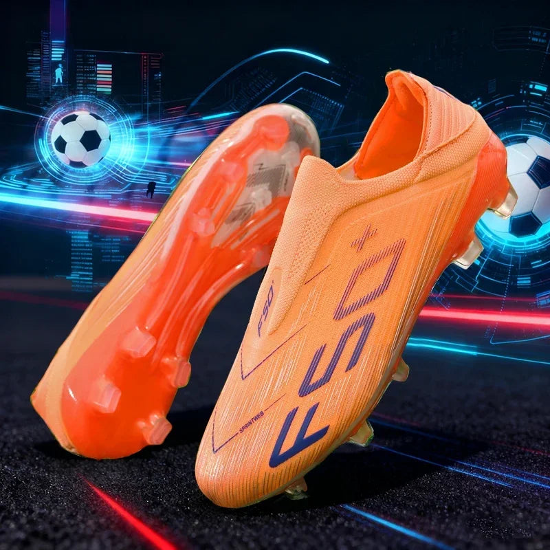 Nouvelles chaussures de football pour hommes, chaussures de match, crampons pour terrain en gazon, baskets de haute qualité, chaussures de futsal pour intérieur, chaussures montantes antidérapantes pour extérieur, meilleu
