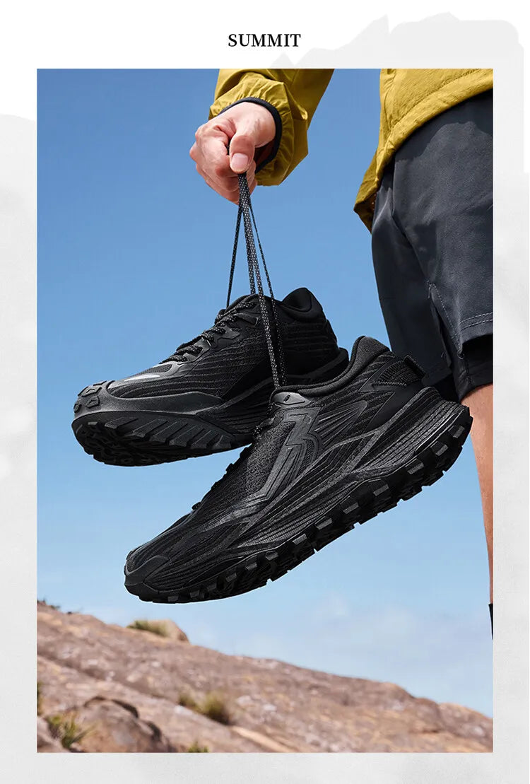 361 Degrees WUXIA 2 Running Shoes, Light Breathable Cushioning, Non-Slip Soft Outdoor Hiking Versatile Sneakers Male 672542201