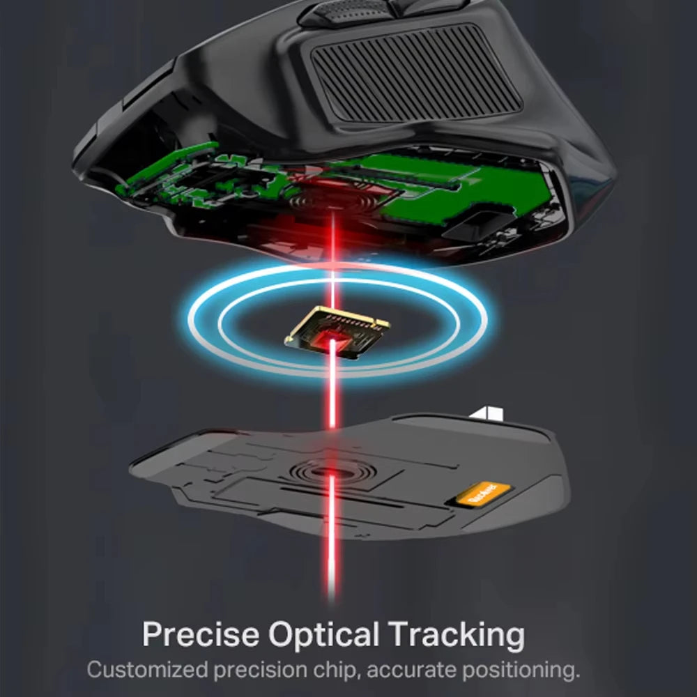 E-YOOSO 2.4G Wireless Mouse PAW3212 4800 DPI Ergonomic Mouse Gaming Mouse Office Mouse for Notebook PC Laptop MacBook