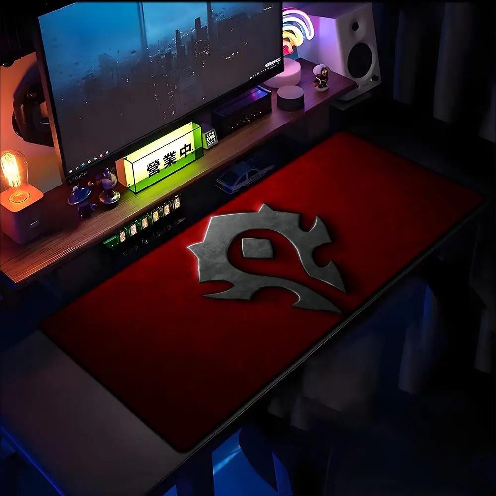 World of Warcraft Lich King -hiirimatto PC HD anime -pelitarvikkeet näppäimistön hiirimatto kannettavalle XXL pelikaappi työpöytä Mer -hiirimatto