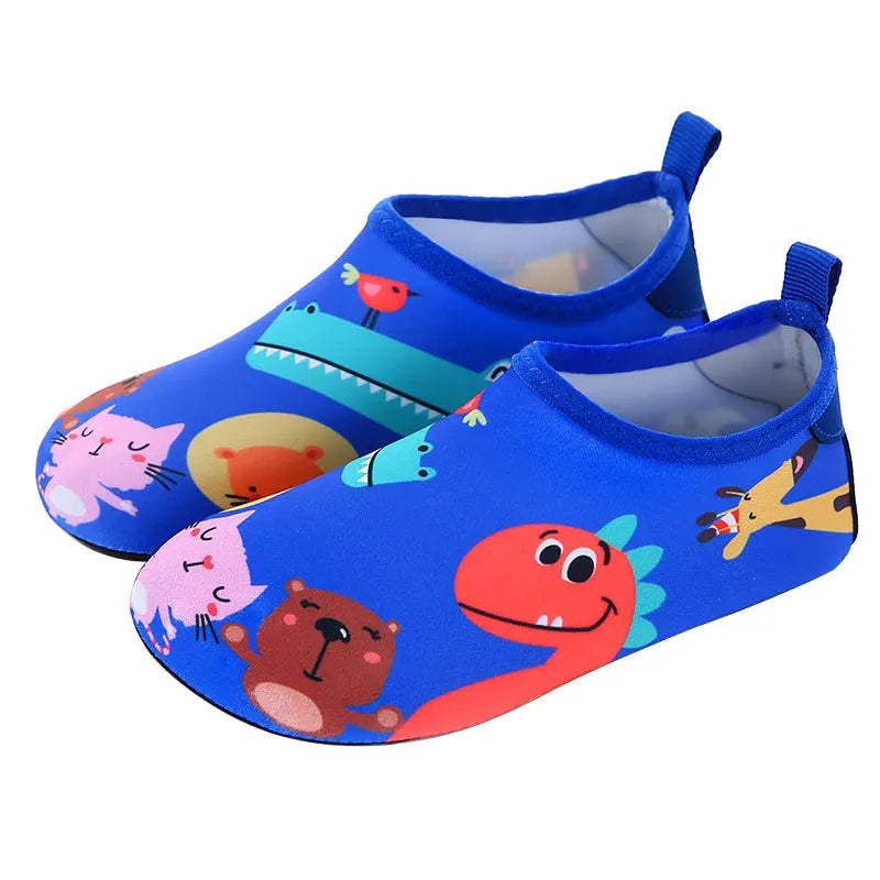 Sapatos aquáticos macios e dobráveis para rapaz e rapariga, para praia, verão, atividades ao ar livre, caminhar na água, natação, surf e mar, de secagem rápida