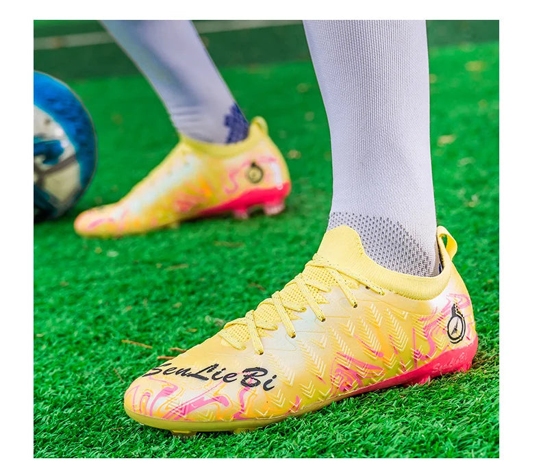 Professionelle Fußball-Sneaker für Herren und Damen, hochwertige modische Fußballschuhe für Herren, große Größe 46, Futsal-Schuhe, Herren-Trainer