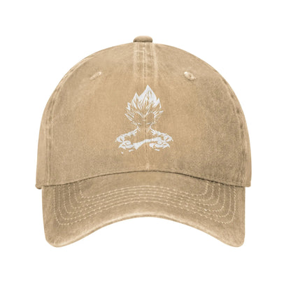 Dragon Ball Z Goku DBZ Unisex Style Baseball Caps Saiyan Distressed Denim Hats Cap Retro Workouts Unstructured Soft Snapback Cap