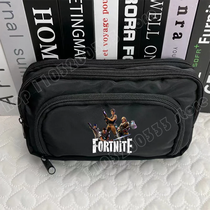 Astuccio portapenne Fortnite con motivo creativo del gioco, borsa contenitore Harajuku per ragazzi e ragazze, articoli per il ritorno a scuola, regali di compleanno e per feste