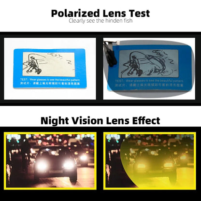Classic Mirror Blue Flip Up Clip on Sunglasses Fishing Men Square Polarized Lens Metal Night Vision Driving UV400 Women Glasses