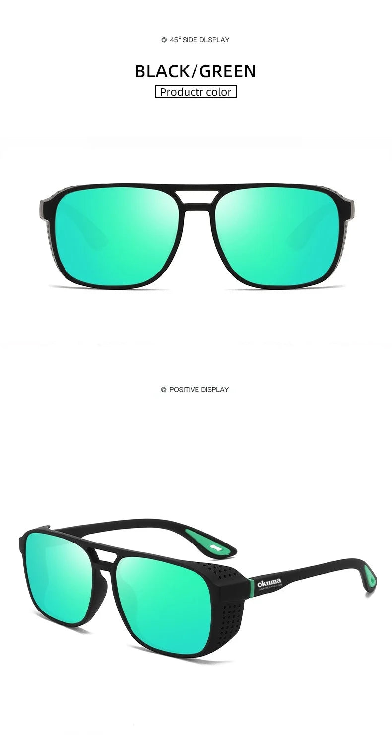 Okuma Fashion Polarized Glasses UV400 Anti Stray Light, Suitable for Cycling, Driving, Fishing, Mountaineering, Hunting, etc