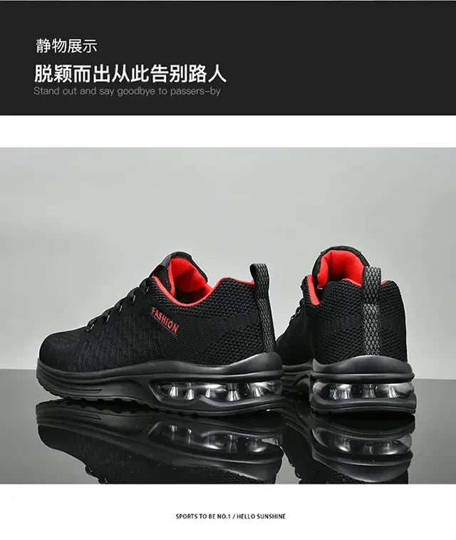 Male Sneakers 2025 New Sports Casual Fashion Breathable Men's Shoes  Light Running Sneakers Comfort Large Size Mens Running Shoe