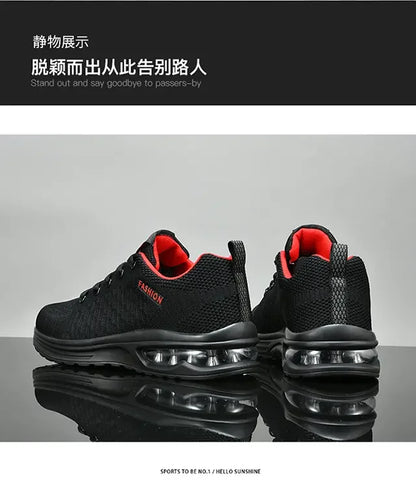 Male Sneakers 2025 New Sports Casual Fashion Breathable Men's Shoes  Light Running Sneakers Comfort Large Size Mens Running Shoe