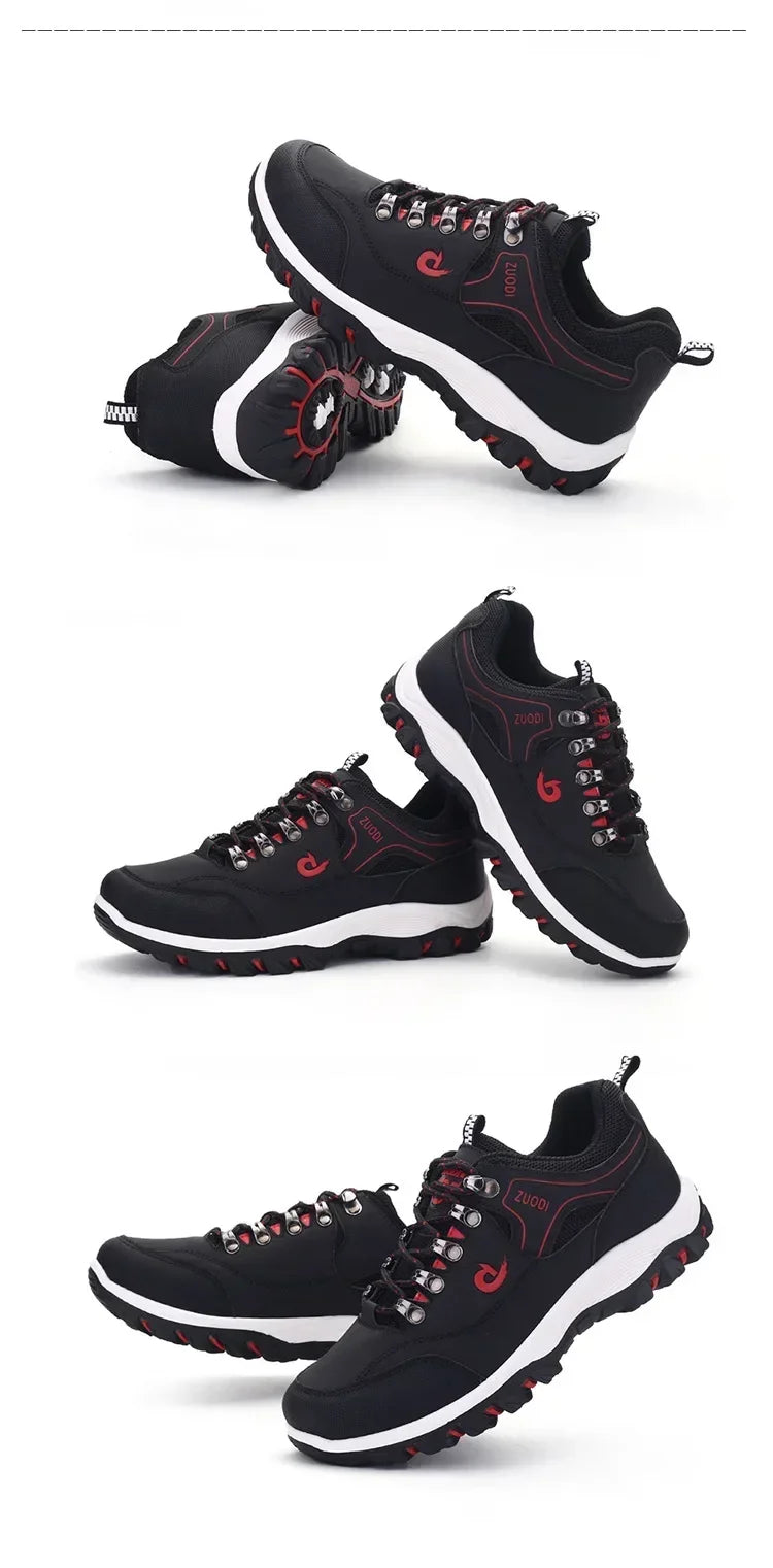 Bottines décontractées pour hommes, confortables, idéales pour les activités de plein air, avec semelle plateforme, légères, parfaites pour les randonnées et les voyages, pointure 48.