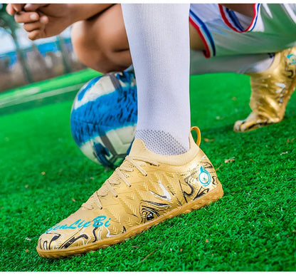 Professionelle Fußball-Sneaker für Herren und Damen, hochwertige modische Fußballschuhe für Herren, große Größe 46, Futsal-Schuhe, Herren-Trainer