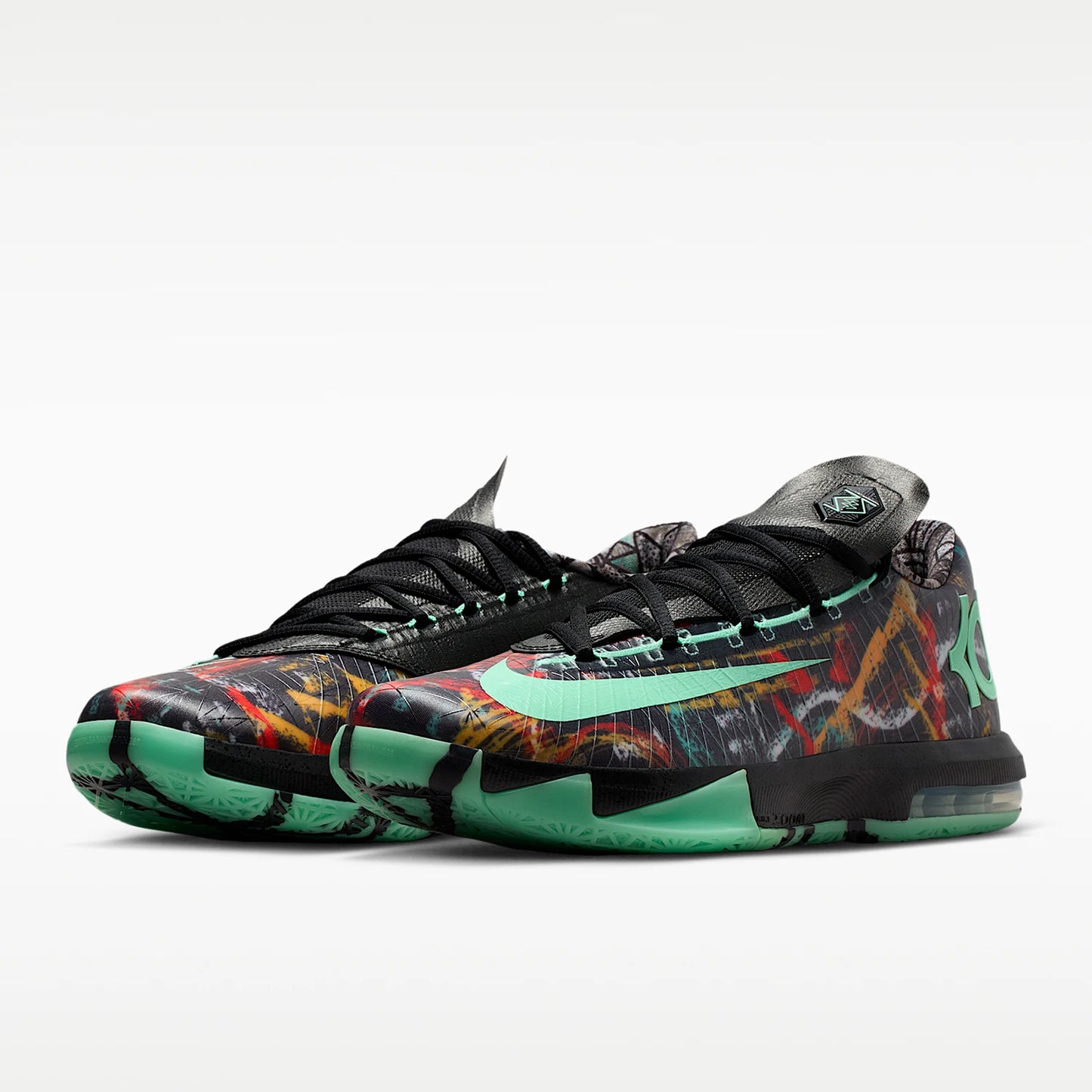 Nike Authentic Zoom KD 6 Men's Trendy Retro Rebound Basketball Shoes FQ8356-900
