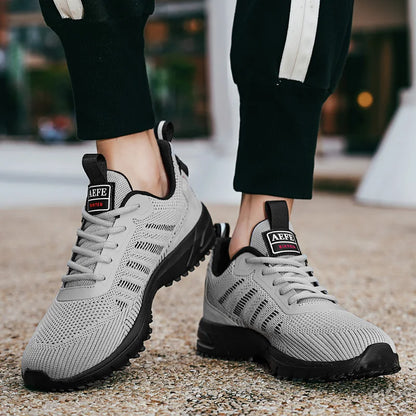 Nouveaux hommes chaussures de course respirant chaussures de sport de plein air baskets légères pour hommes chaussures d'entraînement athlétiques confortables