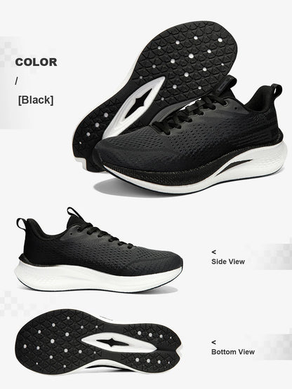 Baasploa Men Running Shoes Professional Training Women Carbon Plate Mesh Breathable Sneakers Male Lightweight Unisex Sport Shoes