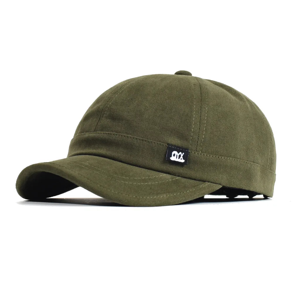 Czapka baseballowa w stylu vintage z krótkim daszkiem, bawełniana, męska i damska, miękka czapka typu „dad hat”, regulowana, w stylu trucker, czapki o niskim profilu