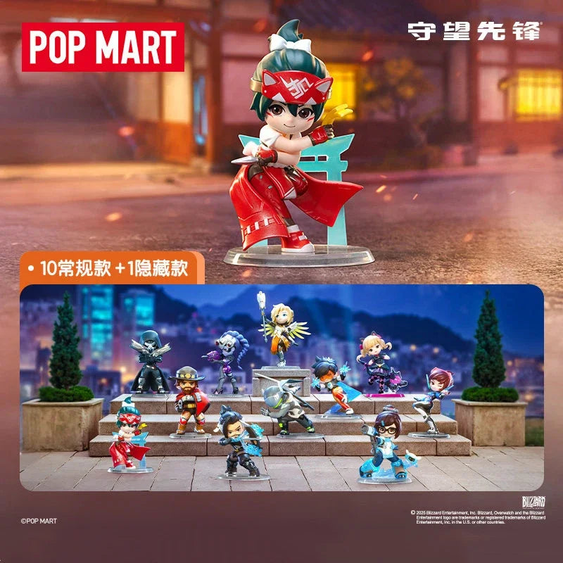 POP MART Overwatch Play of The Game Series Blind Box originale, Mystery Box a sorpresa, graziose action figure anime, ornamenti e statuette