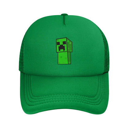 Suaugusiųjų „Creepers“ zombių priešiškos minios stiliaus „Trucker“ kepurės, tinklinės beisbolo kepurės, poliesterinės kepurės, saulės kepurės, reguliuojamos golfo kepurės, vasarinės kepurės