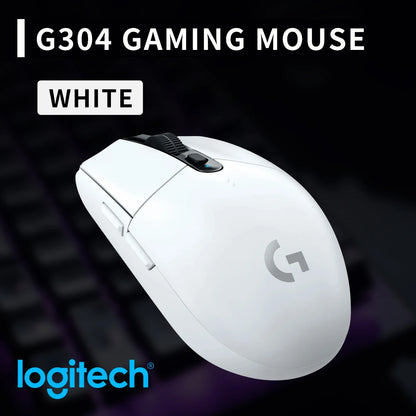 Logitech G305 wireless mouse, 12000 DPI, HERO sensor, 9-month battery life, sensitive hotkeys, suitable for casual gamers.