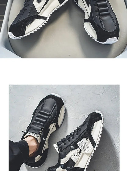 Men's Luxury Sneakers Sports Moccasins Chunky Casual Comfortable Breathable Trendy Designer Personality Shoes