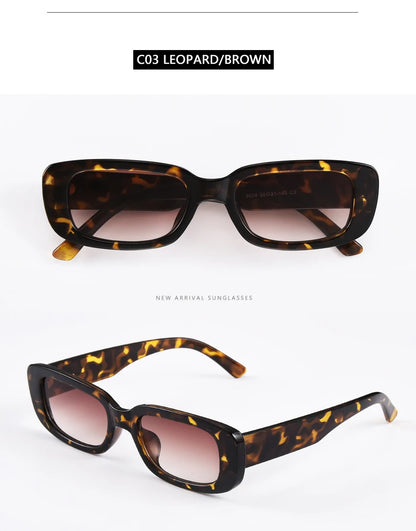 Square Sunglasses Men Rectangle Brand Designer Small Sun Glasses Male Retro Black Lens Driving Fishing Oculos UV400
