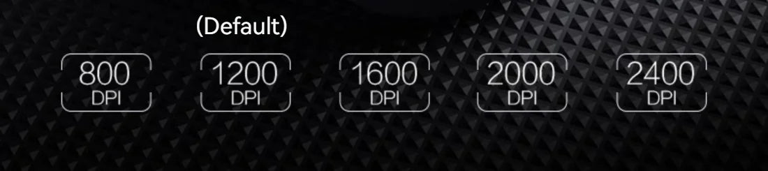 Rato Gaming Inphic A9 Pro Tri-Mode com Coluna de Luz Colorida, Indicador de Bateria, DPI Ajustável, Controlador Macro, Design Ergonómico, 12800DPI
