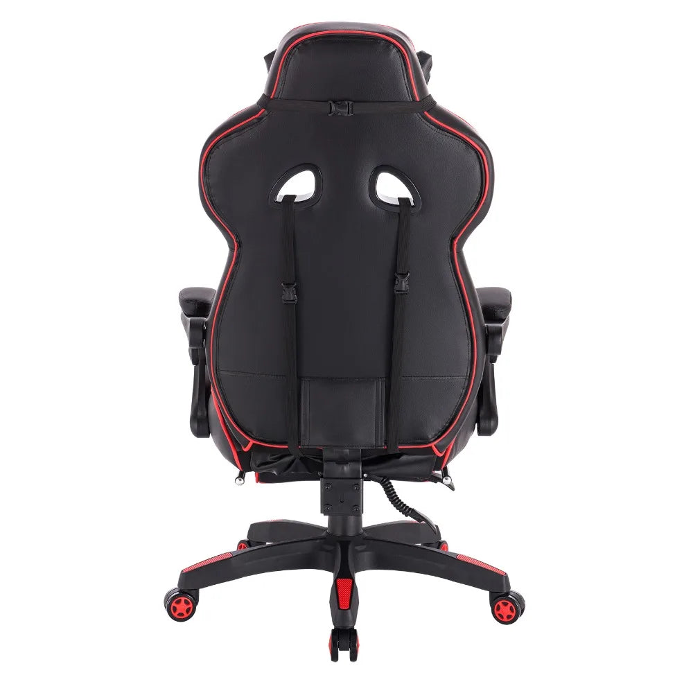 WOLTU Racing Gaming Chair Swivel Desk Office Computer Chair Sports Seat with Headrest Lumbar Cushion Footrest Gamer Chair