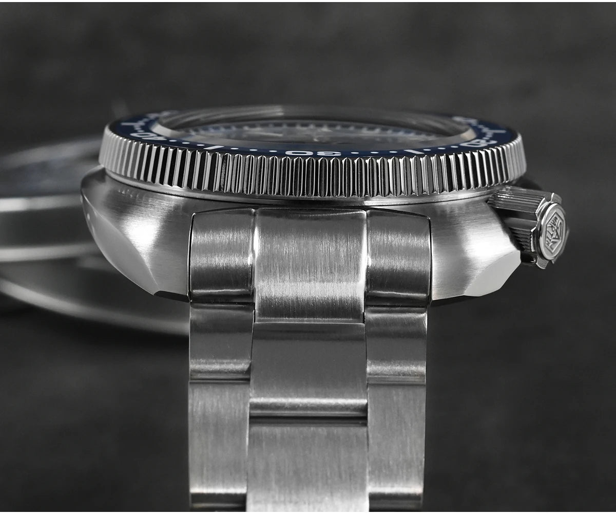 San Martin Turtle Men Diver Watch 44mm NH35 Automatic Mechanical Wristwatch Sapphire Waterproof 200m Luminous Relojes SN0047