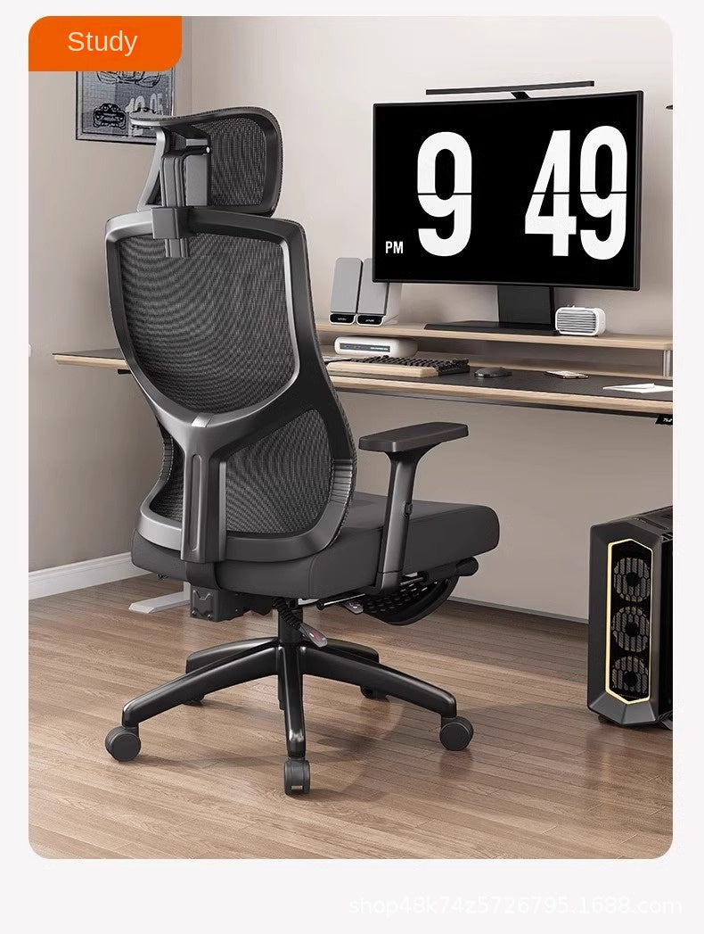 UVR Gaming Computer Chair Ergonomic Office Chair with Reclining Backrest, Adjustable Height, Comfortable Swivel Computer Chair for Home & Office