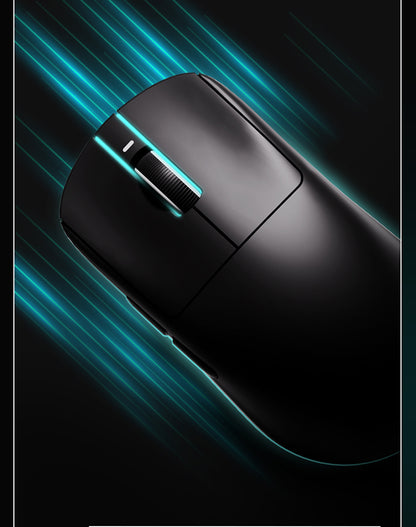Mouse wireless ergonomico leggero VXE Dragonfly R1 con sensore PAW3395, mouse da gaming tri-mode a bassa latenza per PC, giocatori, ufficio e regalo