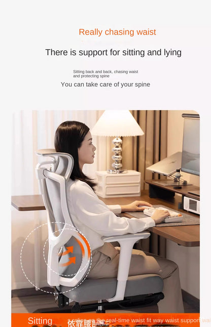 UVR Gaming Computer Chair Ergonomic Office Chair with Reclining Backrest, Adjustable Height, Comfortable Swivel Computer Chair for Home & Office