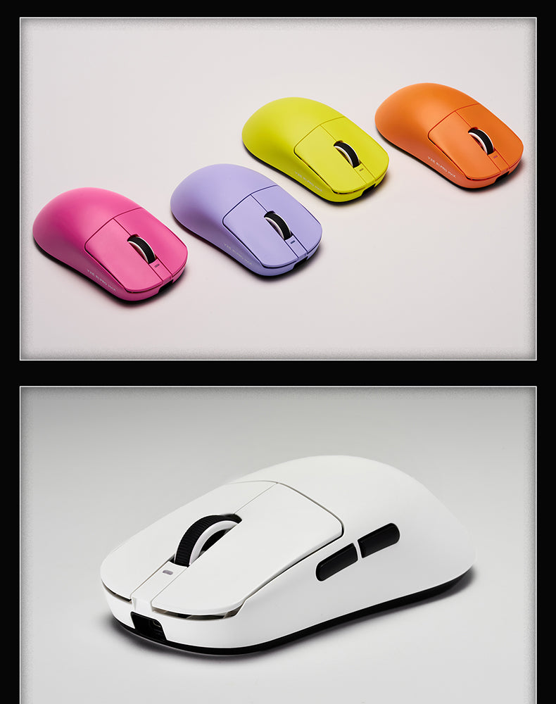 Mouse wireless ergonomico leggero VXE Dragonfly R1 con sensore PAW3395, mouse da gaming tri-mode a bassa latenza per PC, giocatori, ufficio e regalo