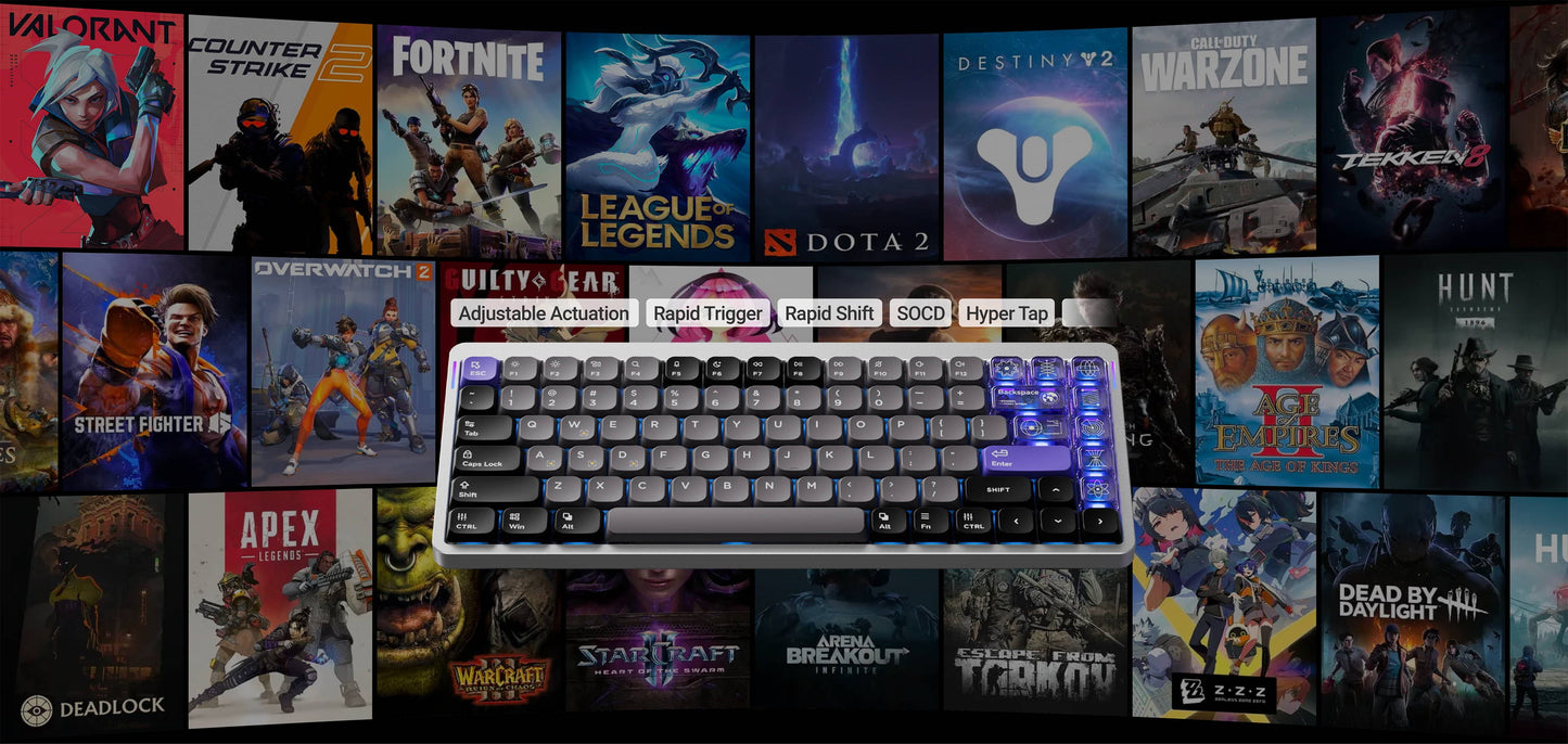 NuPhy Air75 HE Magnetic Switch Gaming Keyboard